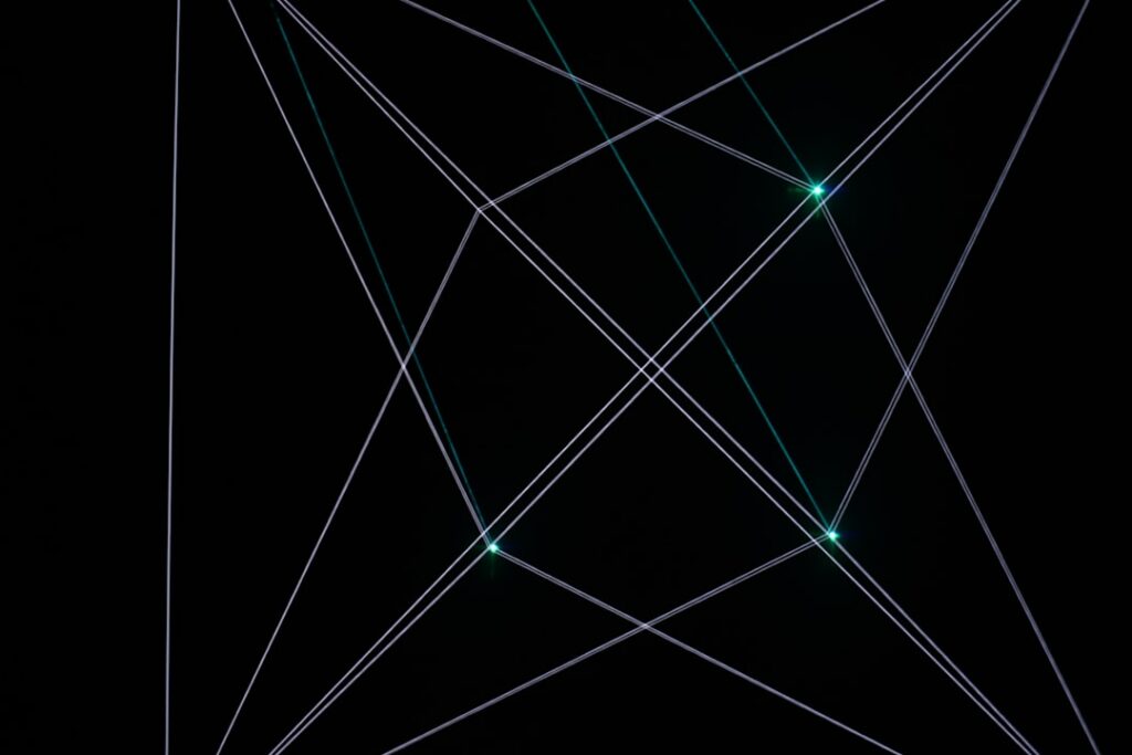 Dark abstract hero background for SmartRecruiters pipeline stages article.